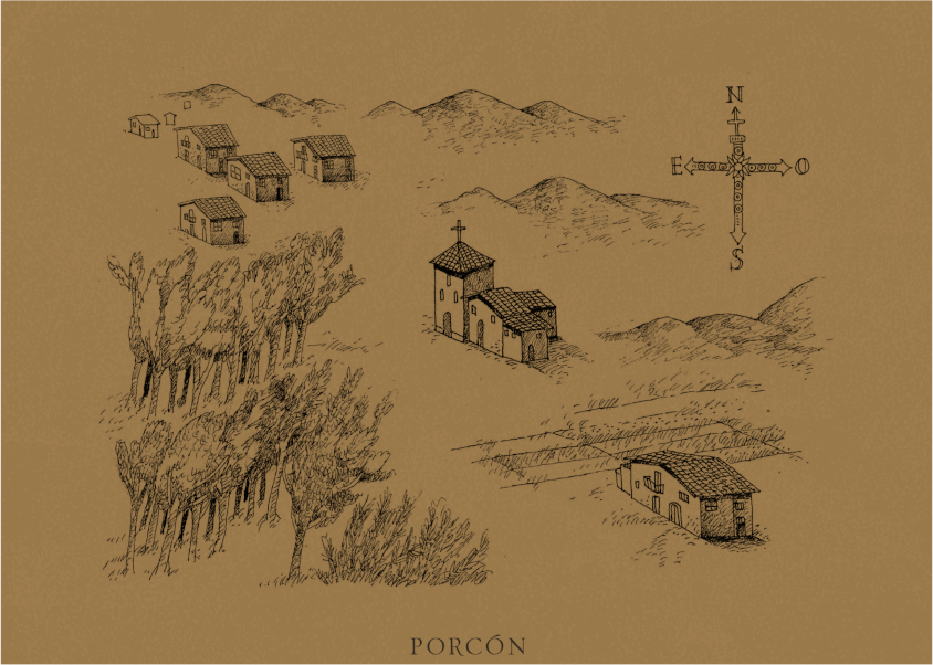 Ilustración del mapa de Porcón