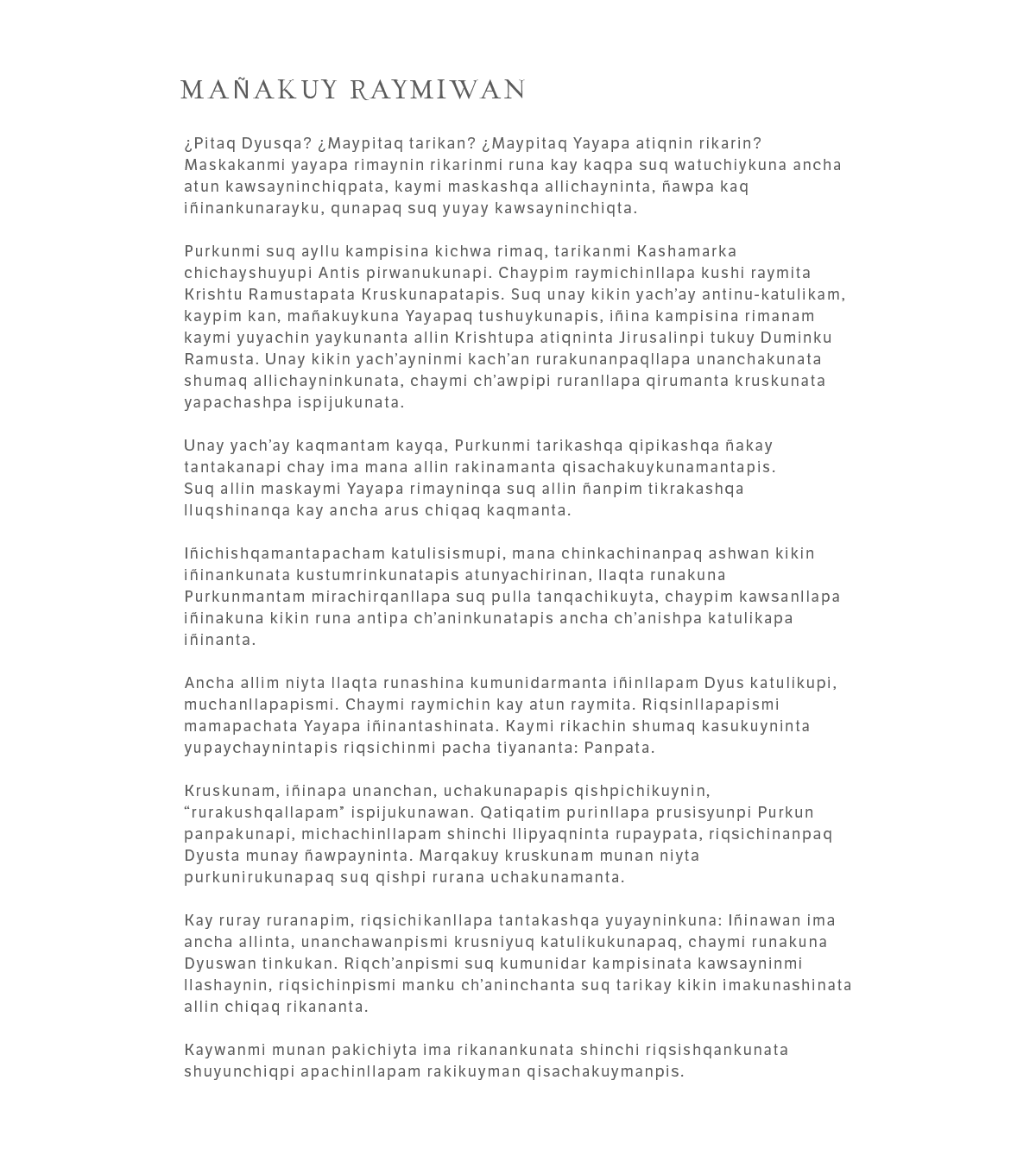 Texto Curatorial